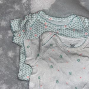2 Three Month Onesies
